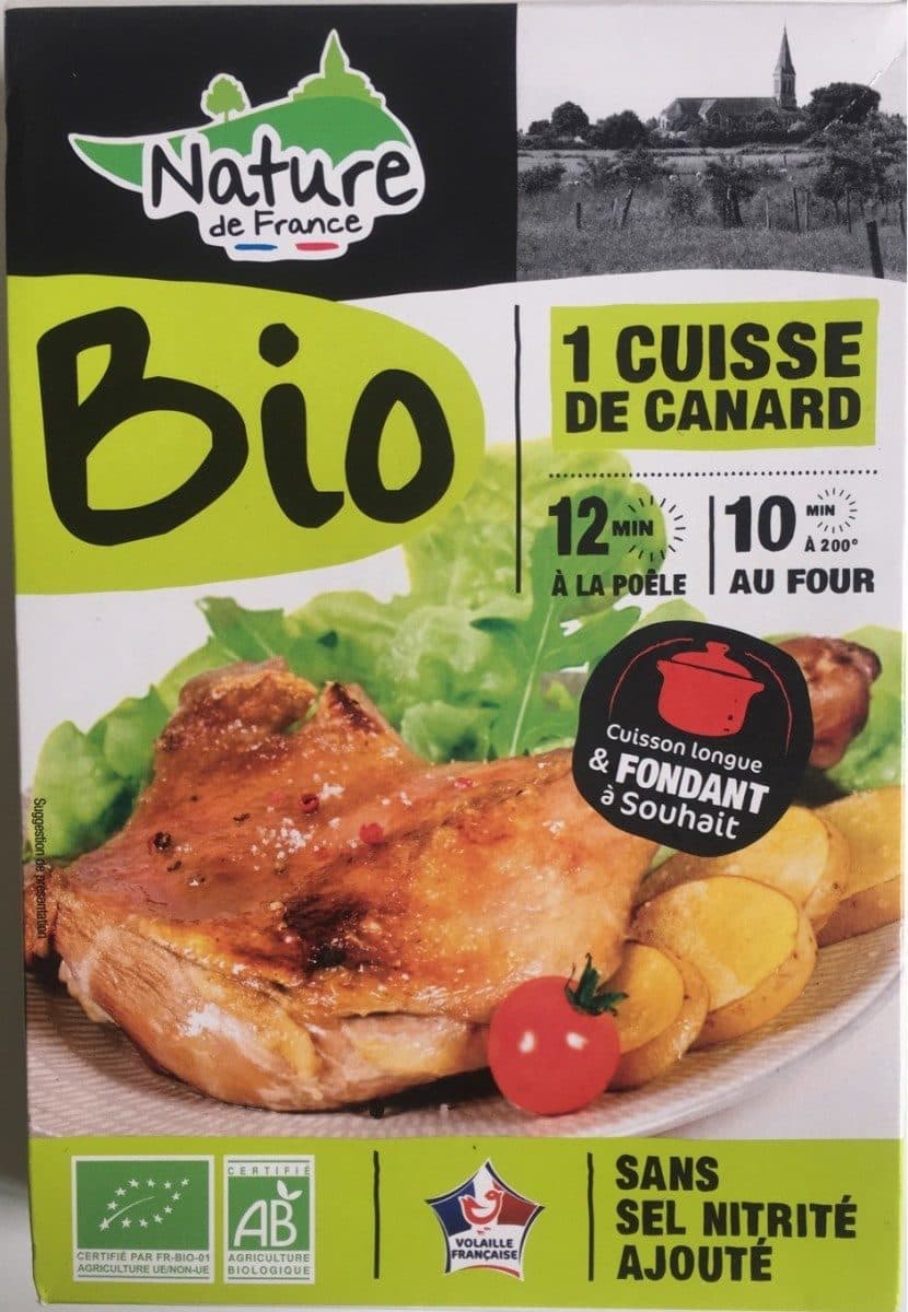 Nature de France Cuisse de Canard Bio packshot
