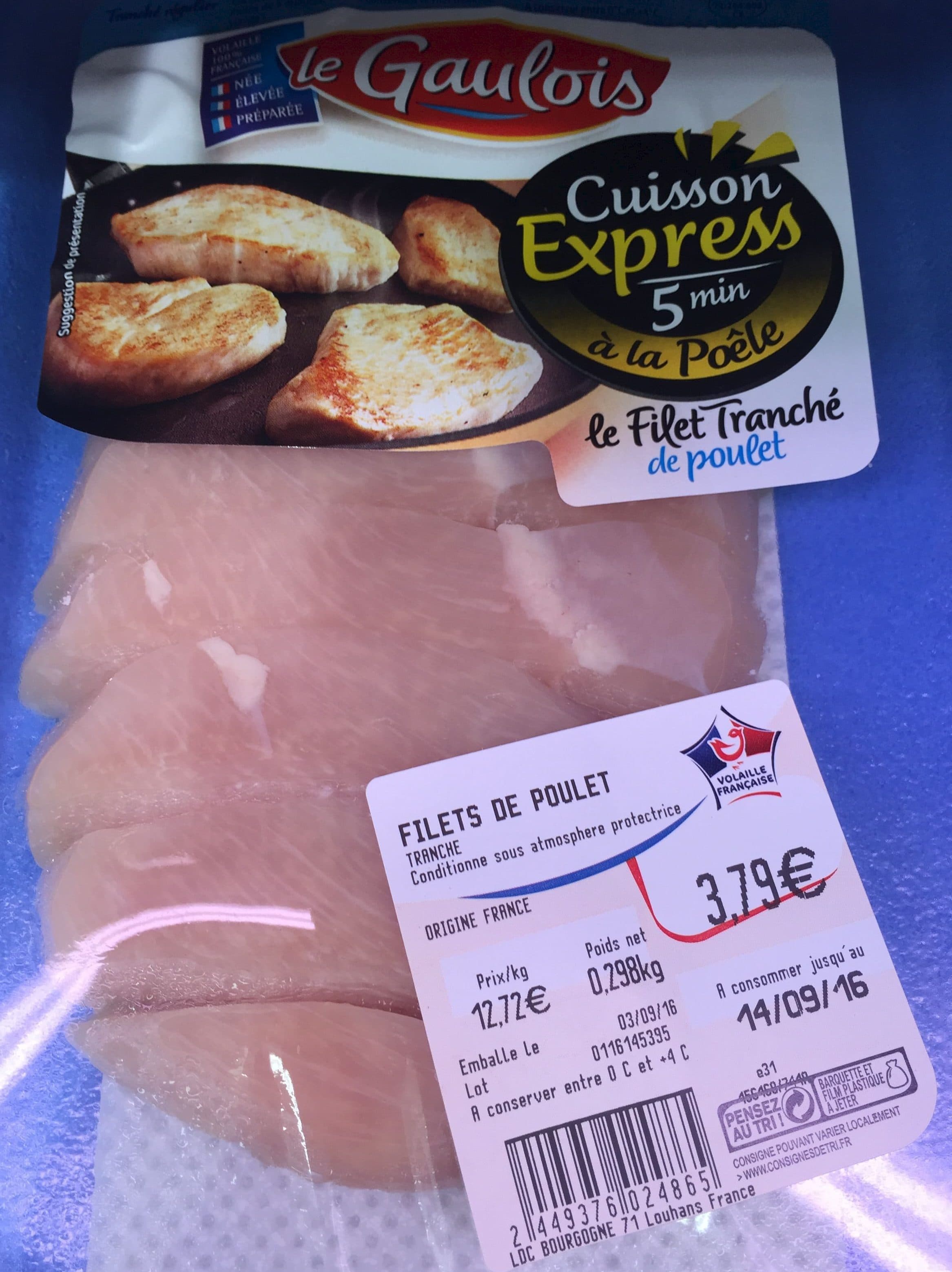 Le Gaulois filets de poulet packshot