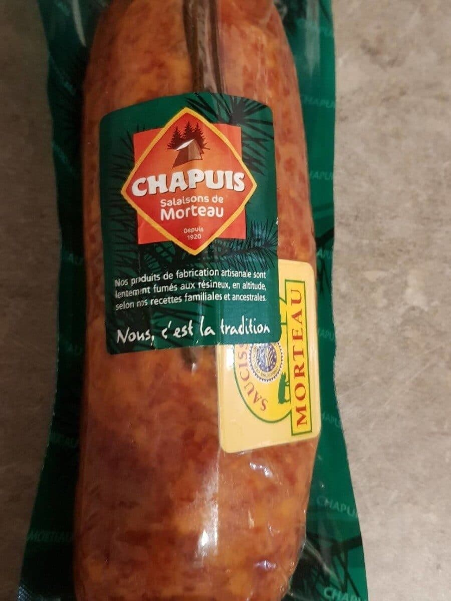 Maison chapuis Saucisse Morteau packshot