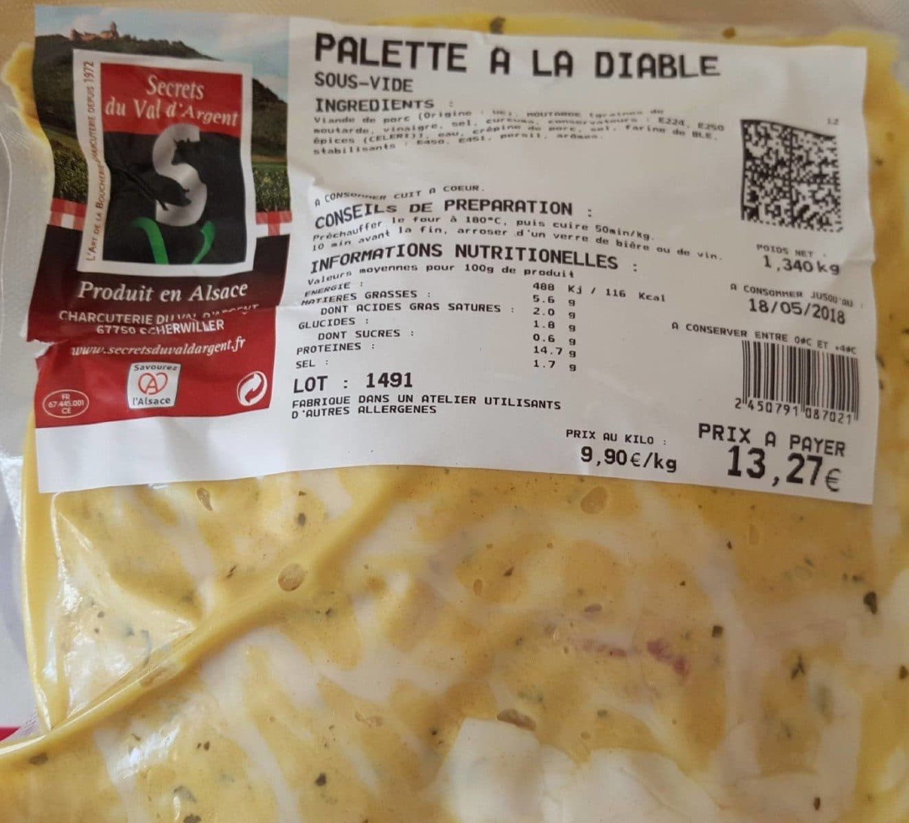 Secrets Du Val D'argent Palette à la diable packshot