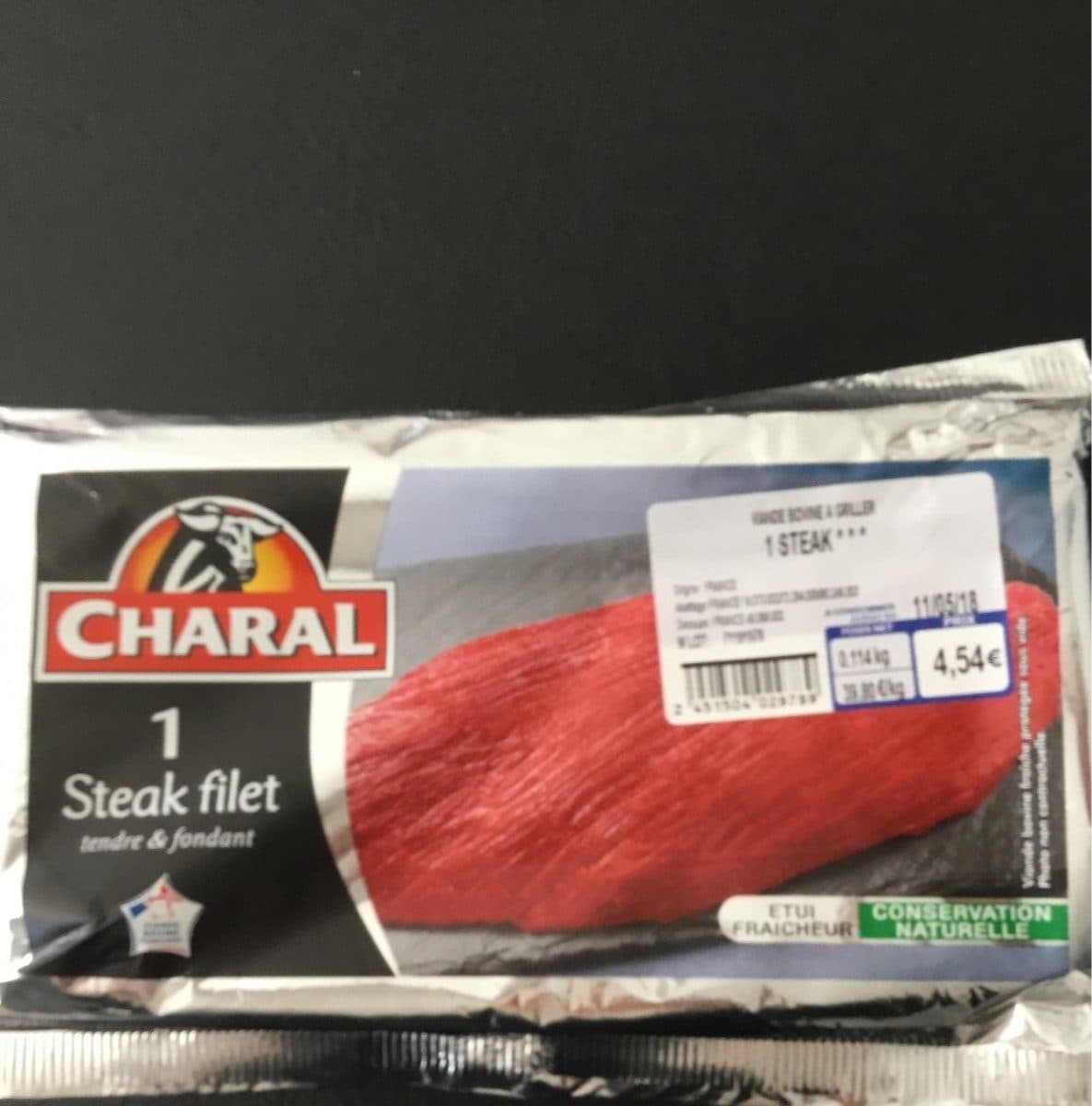 Charal Steak filet packshot