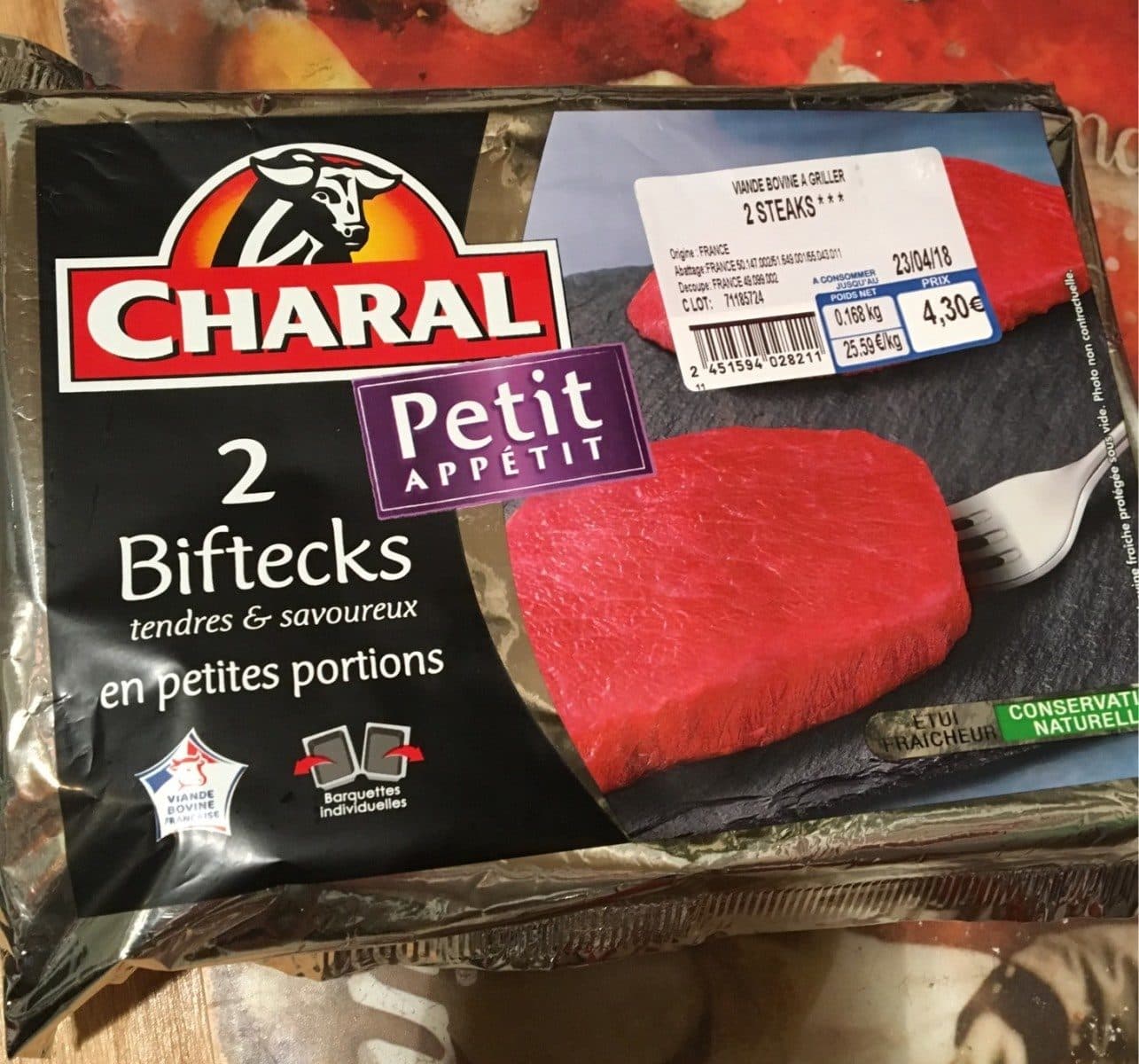 Charal Biftecks - Petit Appétit packshot