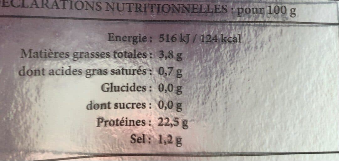 Open Food Facts Truite fumée de banka packshot