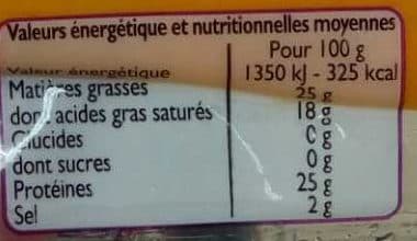 Leader Price Mimolette au Lait Pasteurisé packshot