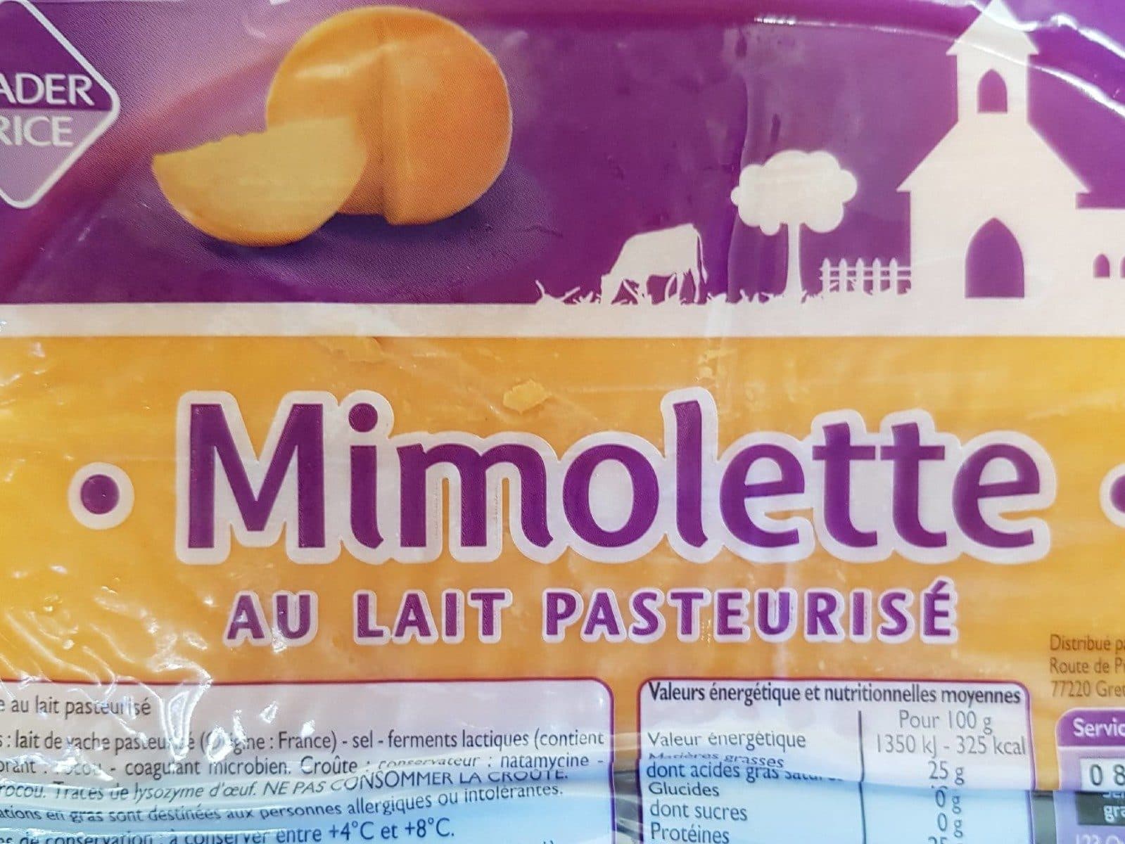 Open Food Facts Mimolette au lait pasteurisé packshot