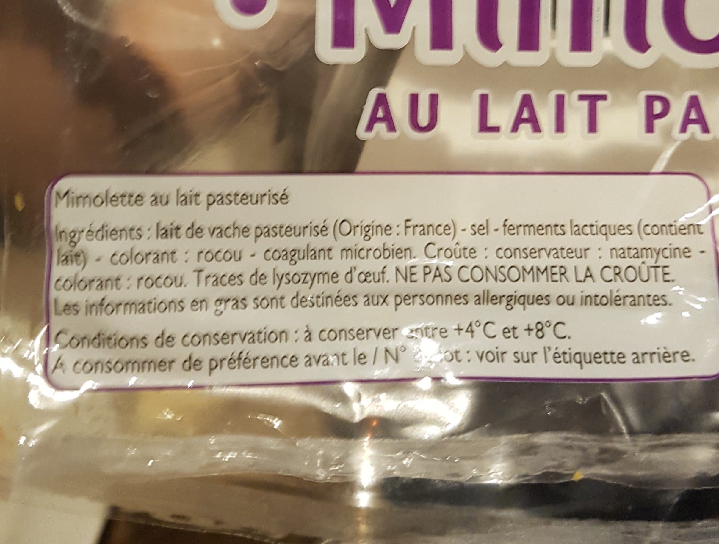 Leader Price Mimolette packshot