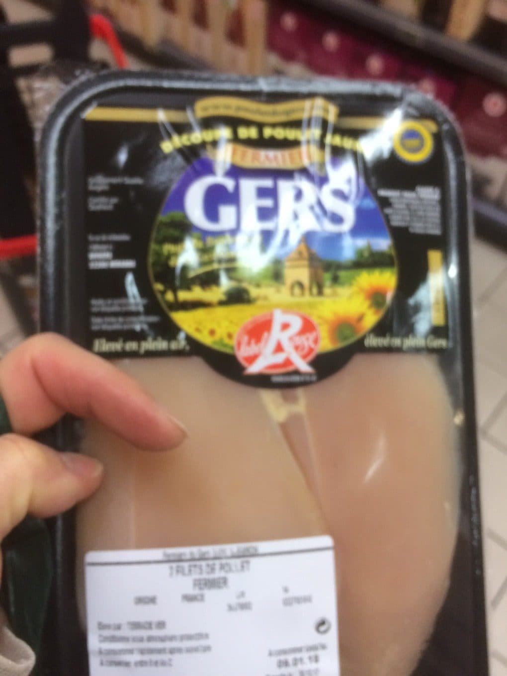 Terrade Ver Poulet jaune fermier packshot