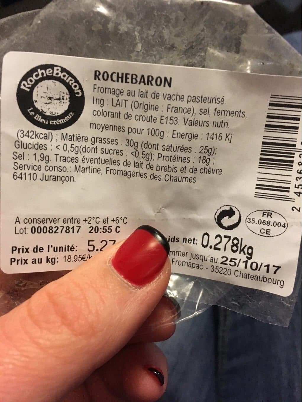 Rochebaron Fromage packshot