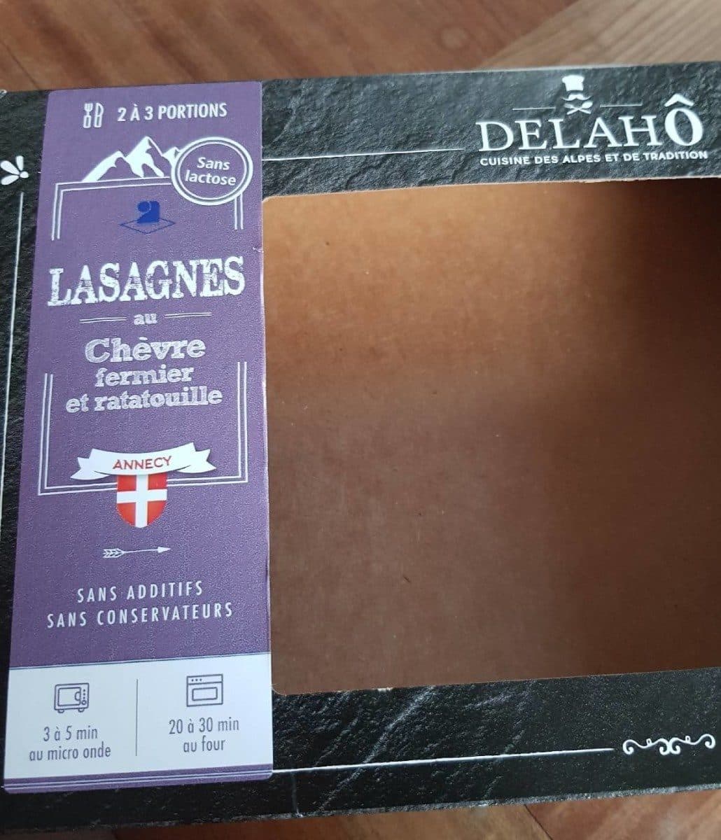 Open Food Facts Lasagne chèvre packshot
