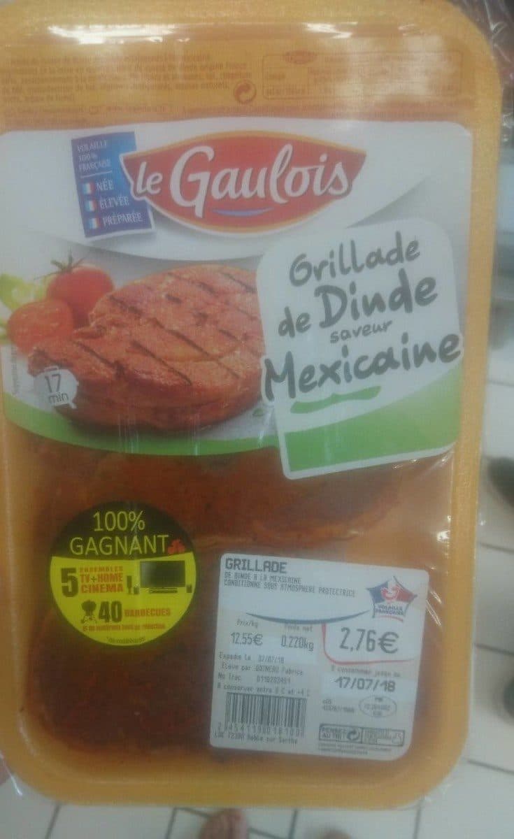 Le Gaulois Grillade de dinde saveur mexicaine packshot