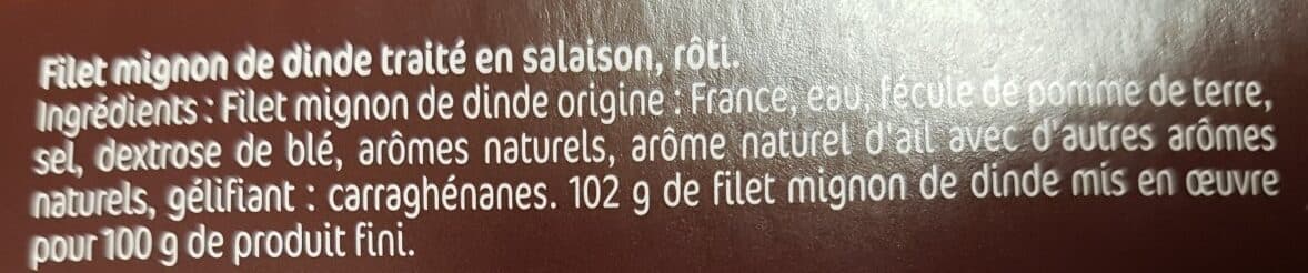Le Gaulois Filet mignon de dinde rôti a partager packshot