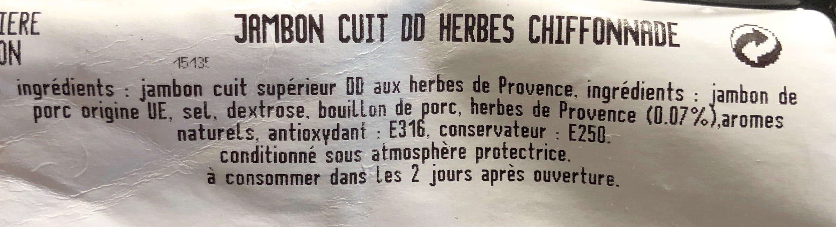 Open Food Facts Jambon cuit dd herbes packshot