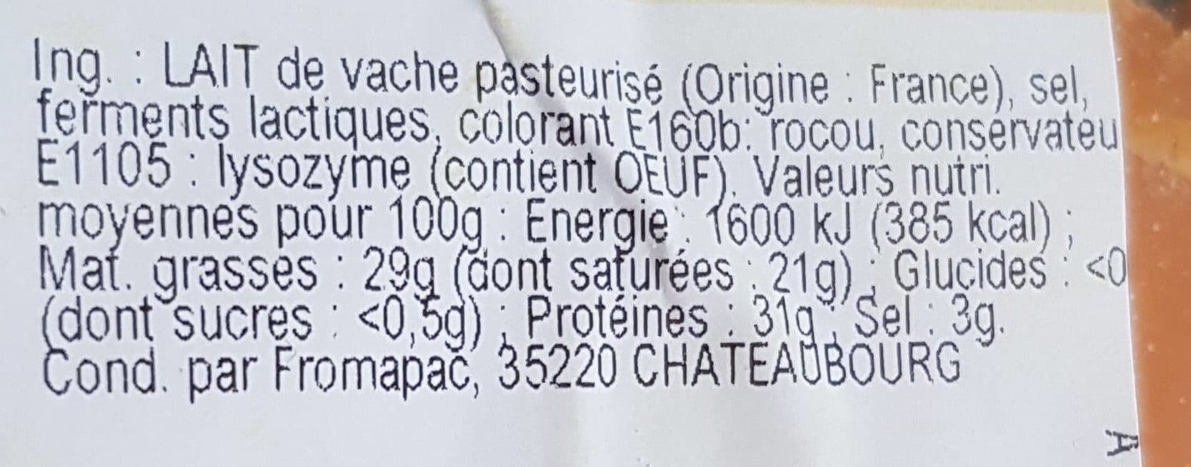 Open Food Facts Mimolette vieille packshot