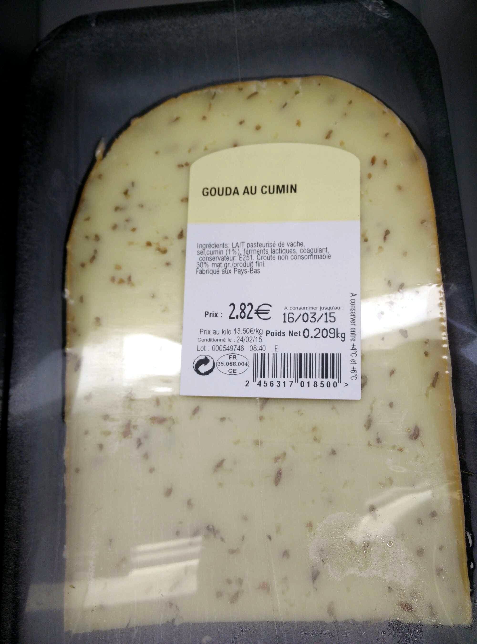 Sans marque Gouda au cumin (30% M.G) packshot