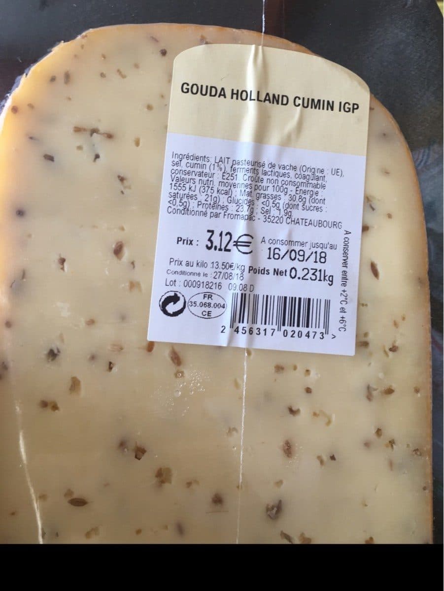 Open Food Facts Gouda holland IGP packshot