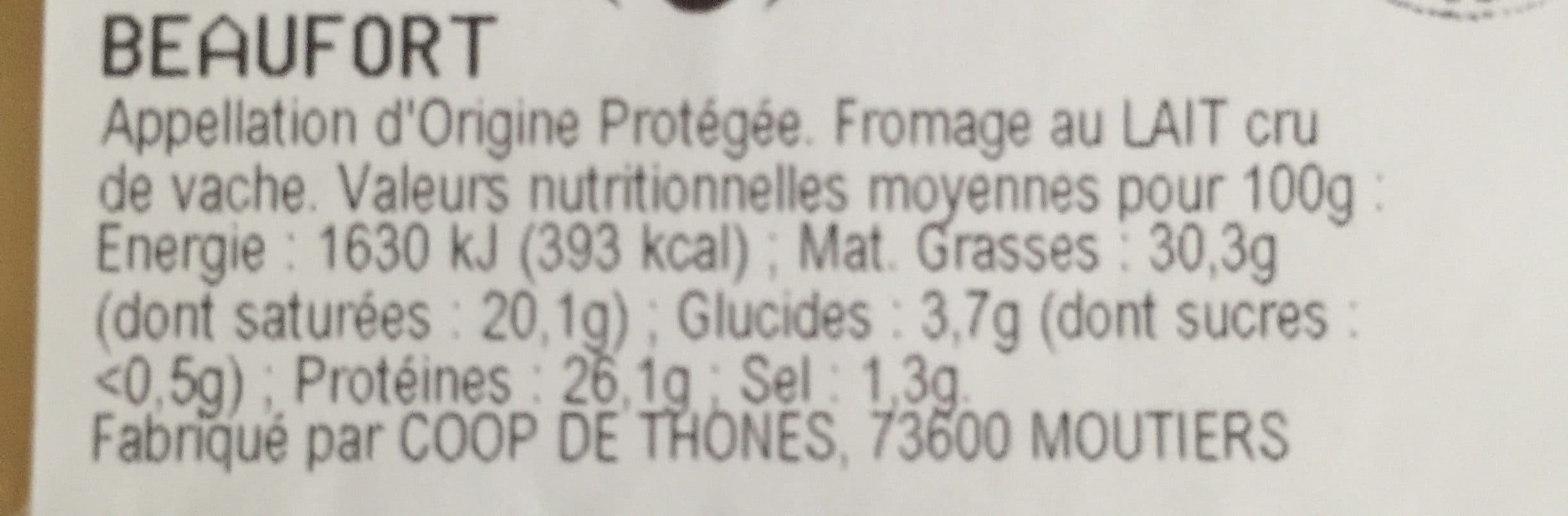 Carrefour Market Beaufort packshot