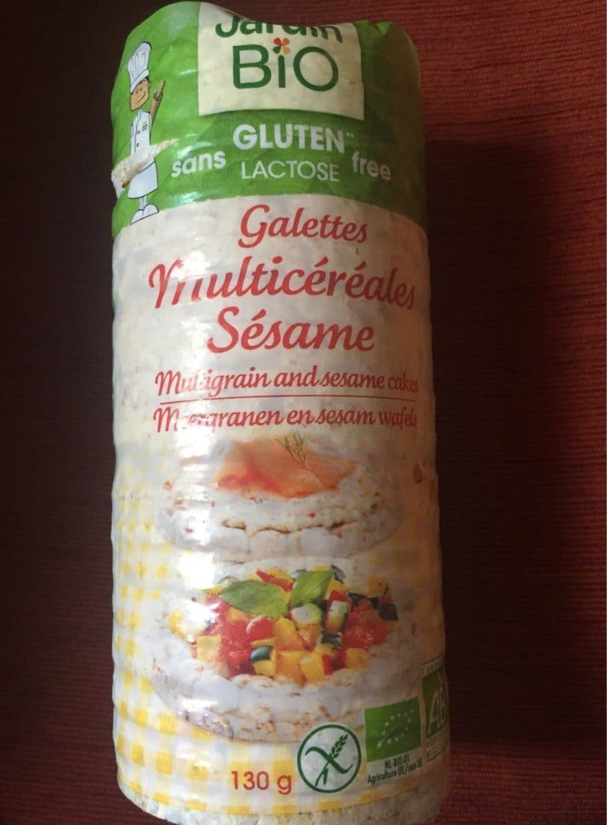 Open Food Facts Galettes multicéréales sésame packshot