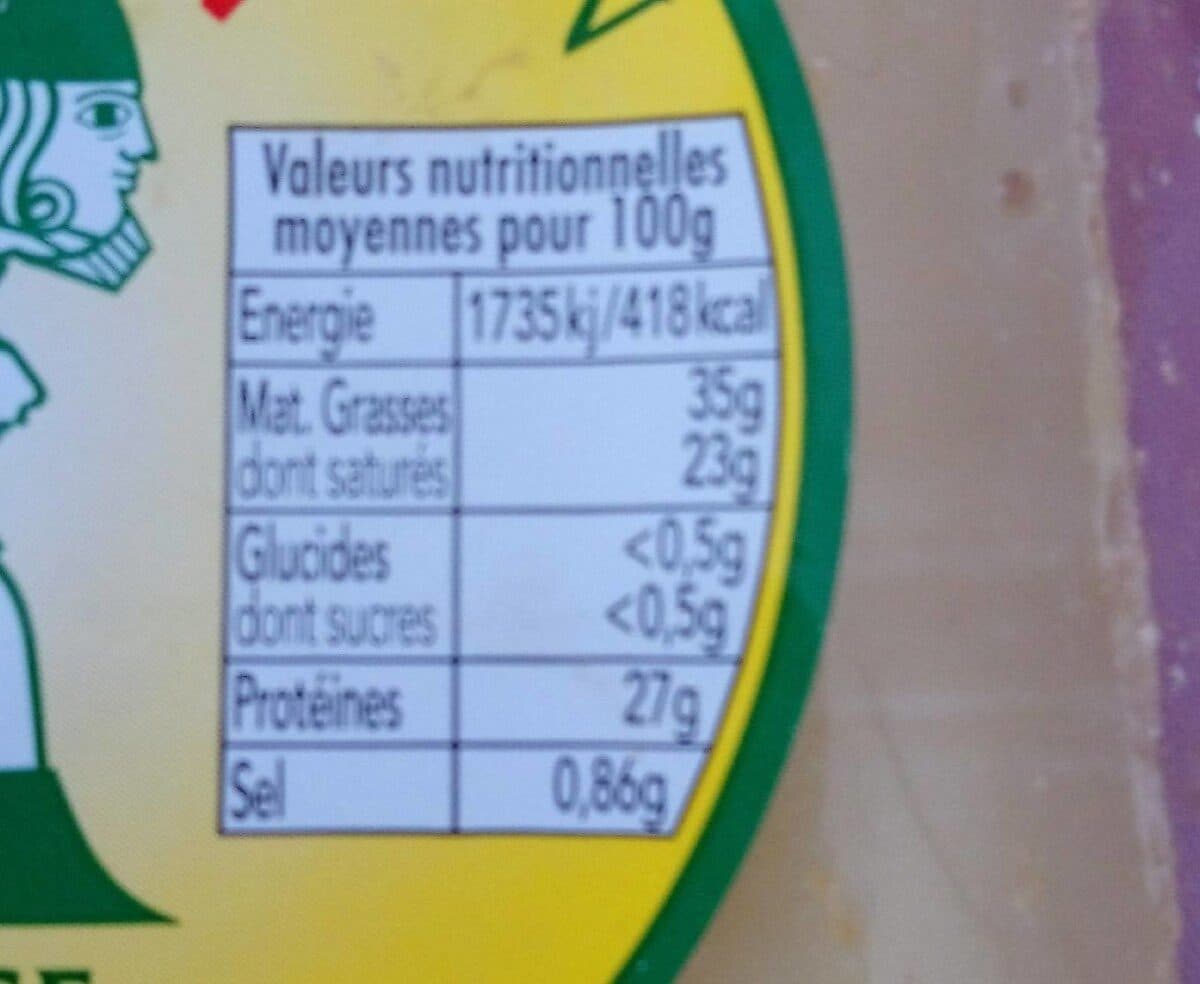 Open Food Facts Comte rivoire jacquemin packshot
