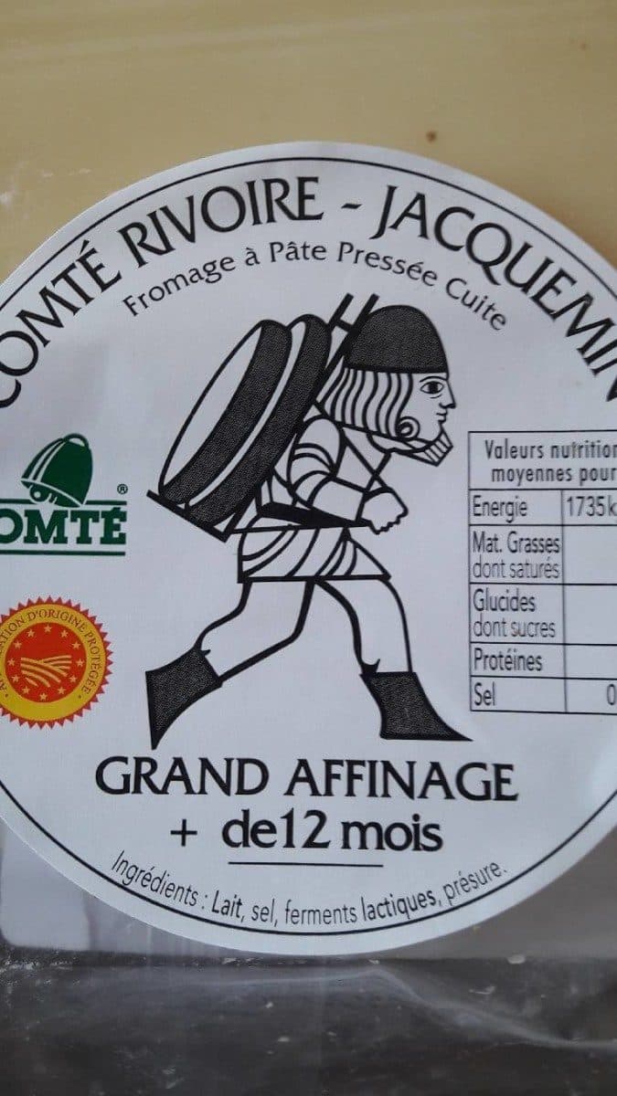 Open Food Facts Comté packshot