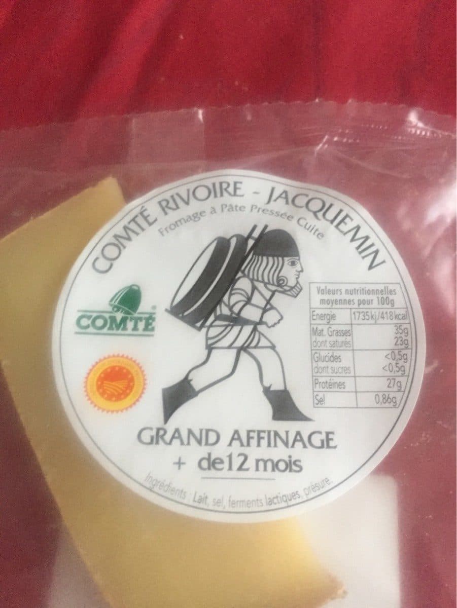 Open Food Facts Comté Rivoire-jacquemin packshot