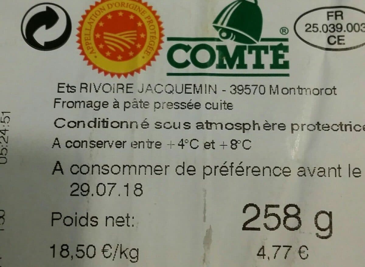 Rivoire Jacquemin Comté packshot