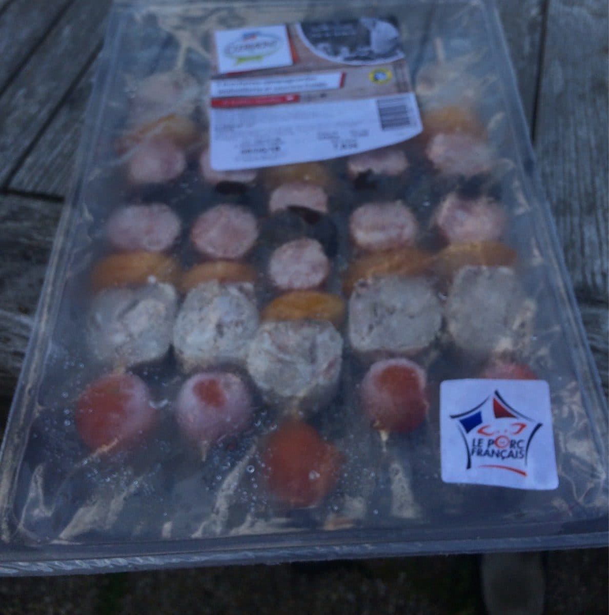 Open Food Facts Brochettes andouilles et saucisses packshot