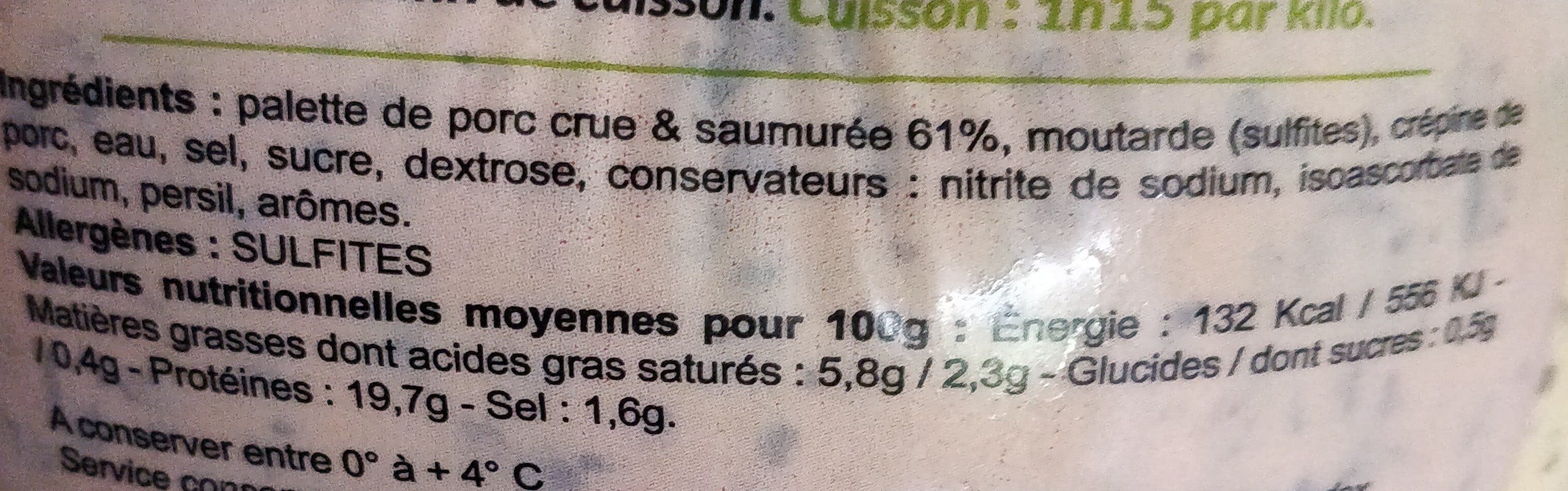 Open Food Facts Palette à la diable packshot