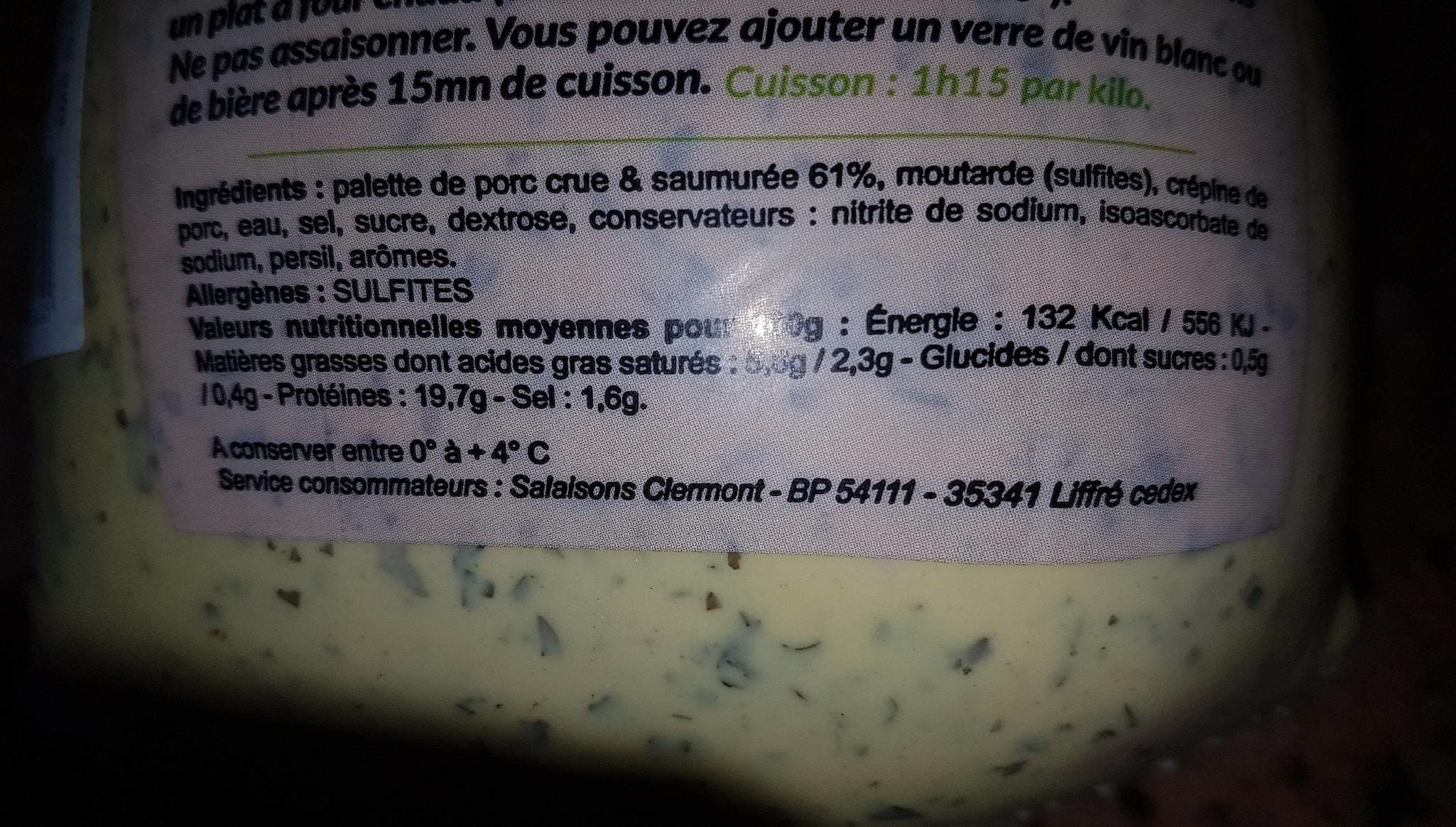 Clermont Palette à la diable packshot