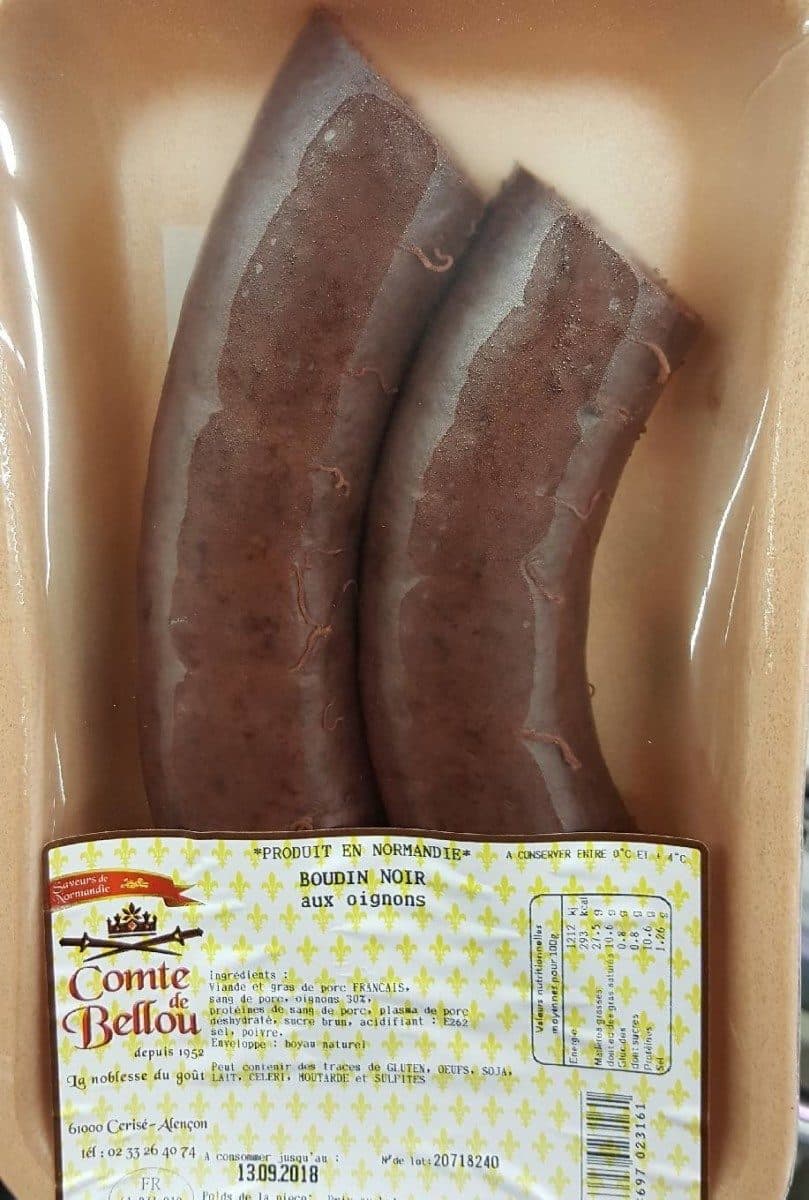 Open Food Facts Boudin noir aux Oignons packshot