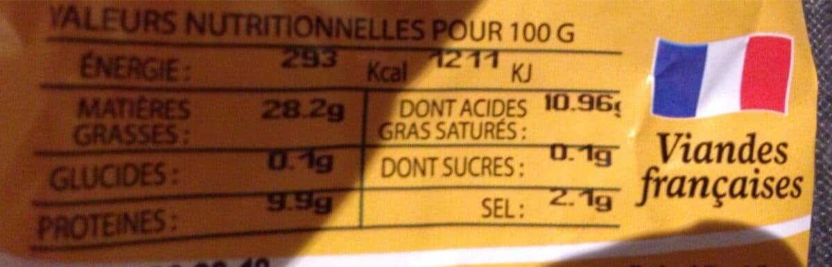 Open Food Facts Cervelas droit superieur packshot