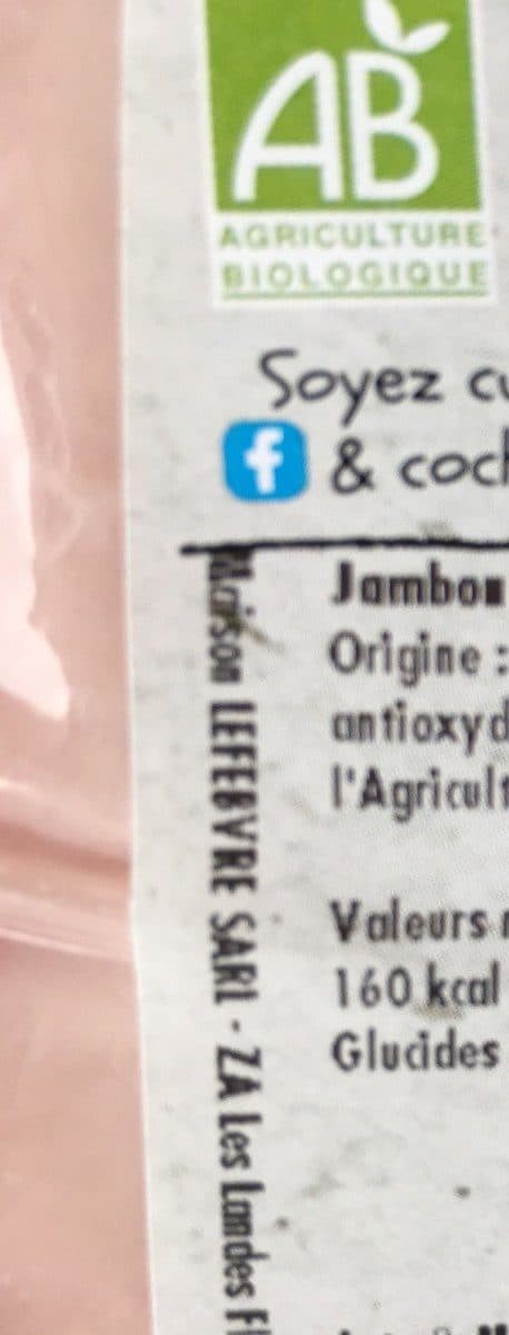 Cochon des Prés Jambon packshot