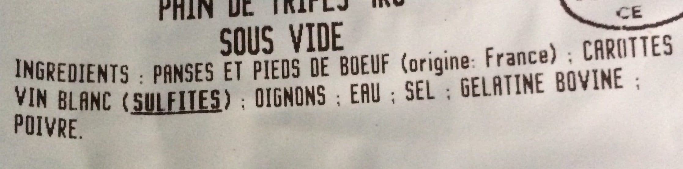 Les Gorronnaises Tripes packshot