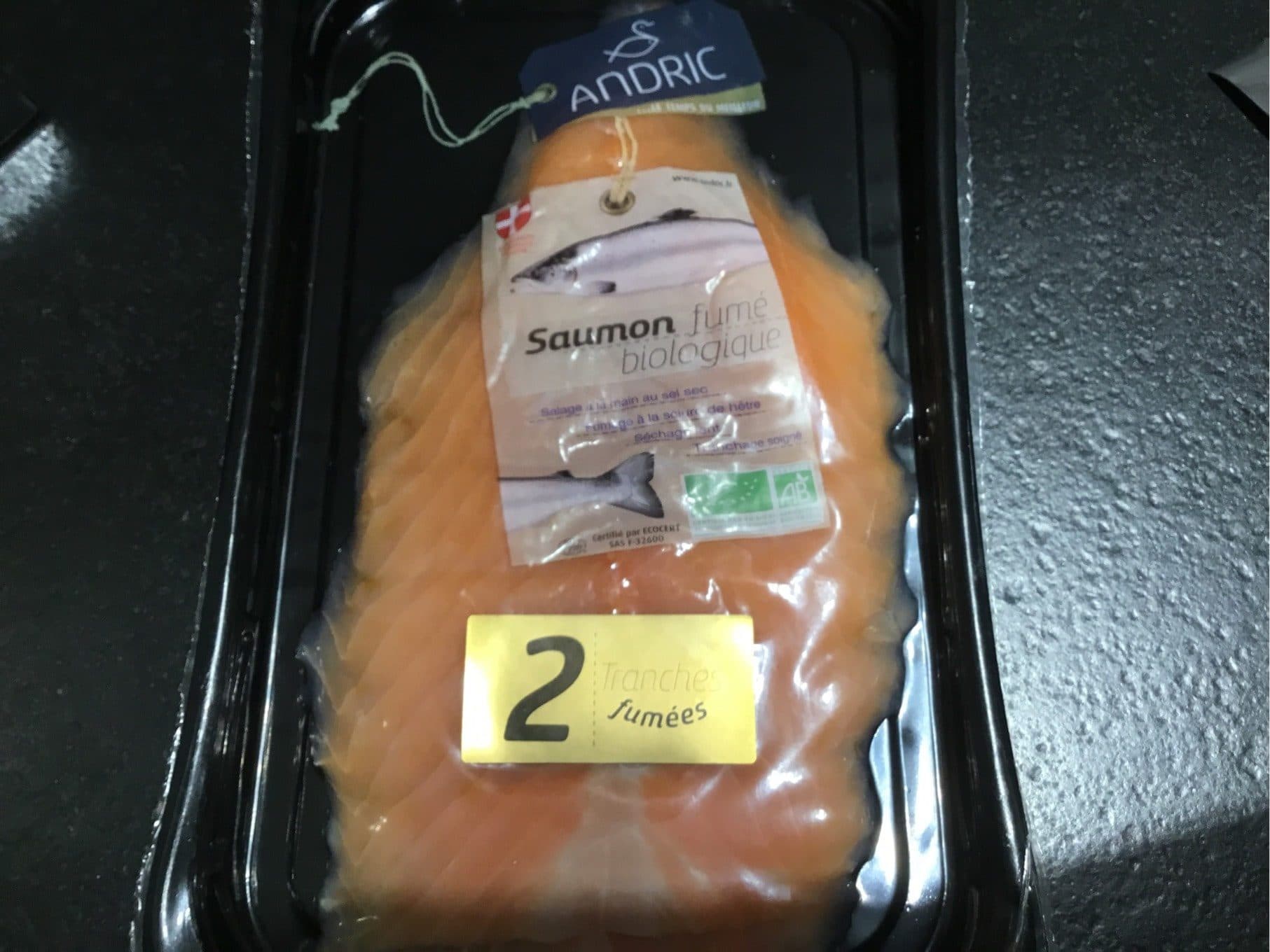 Andric Saumon fumé packshot