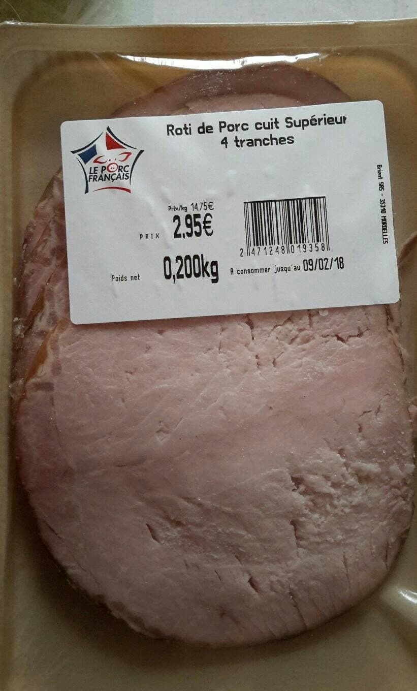 U Rôti de porc superieur packshot