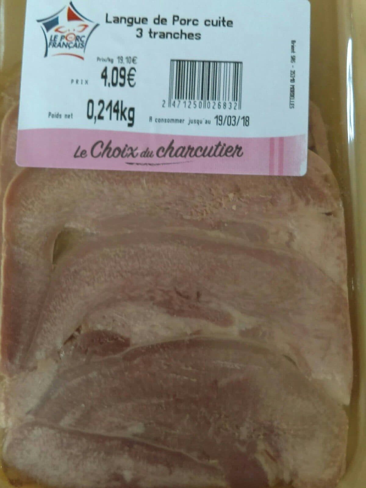 Open Food Facts Langue de porc cuite packshot