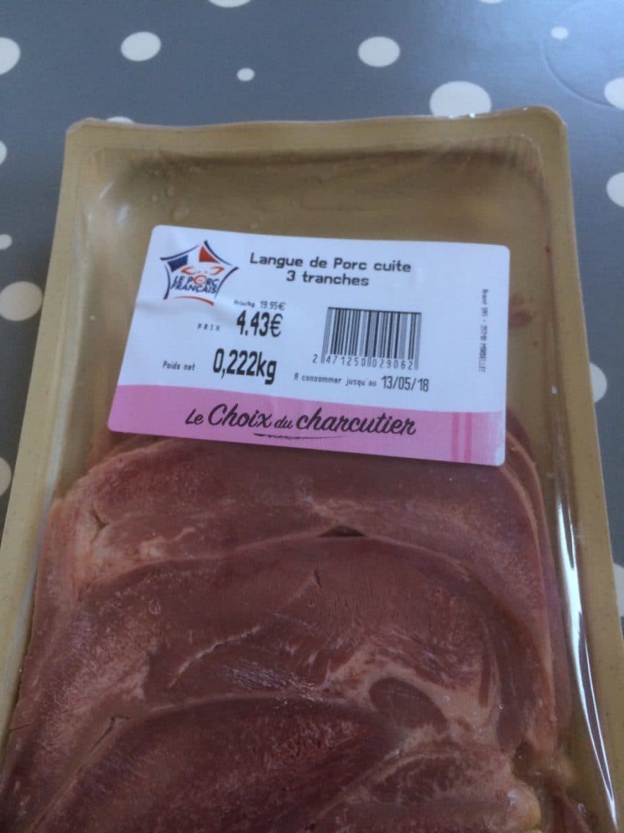 Open Food Facts Langue porc packshot