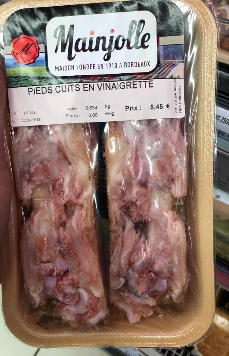 Mainjolle Pieds porc packshot