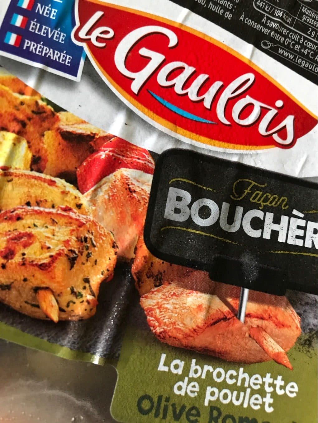 Le Gaulois Brochettes de poulet olive romarin packshot
