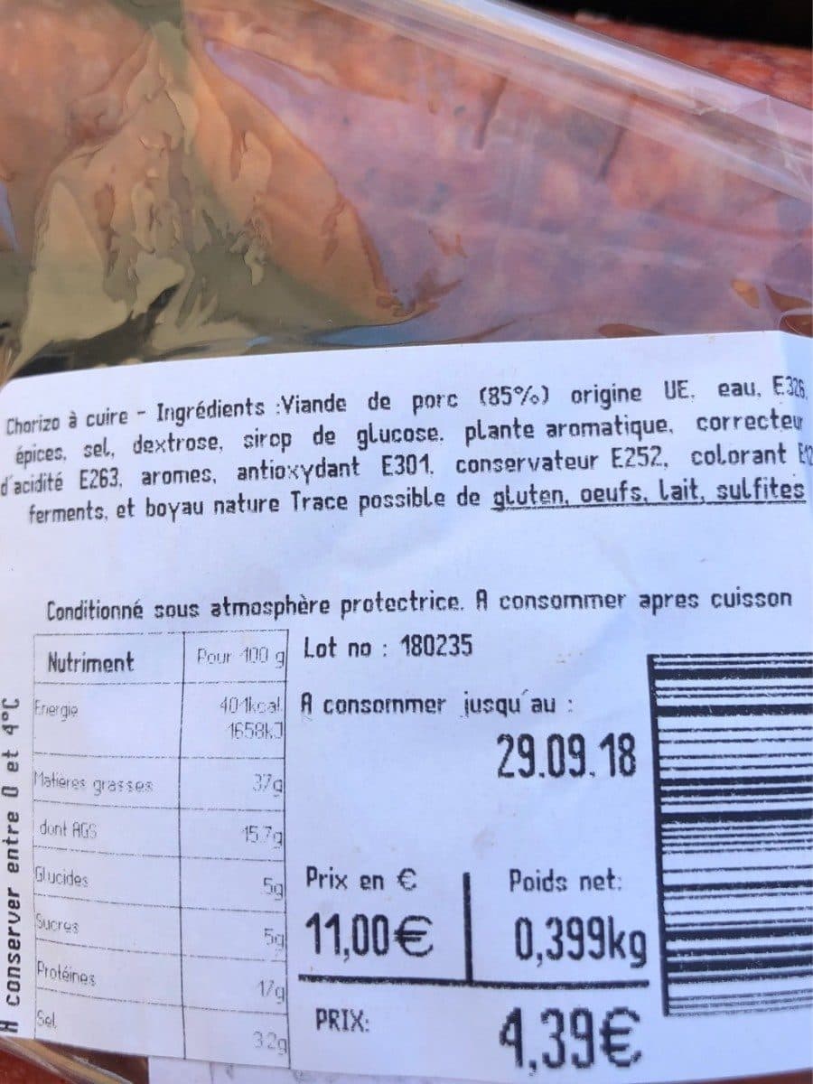 Hiruak Chorizo a frire packshot