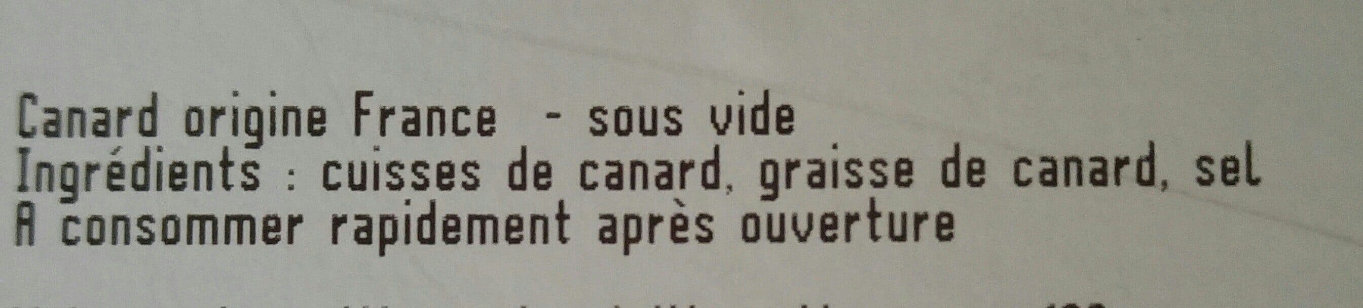 Montfort Confit de canard packshot