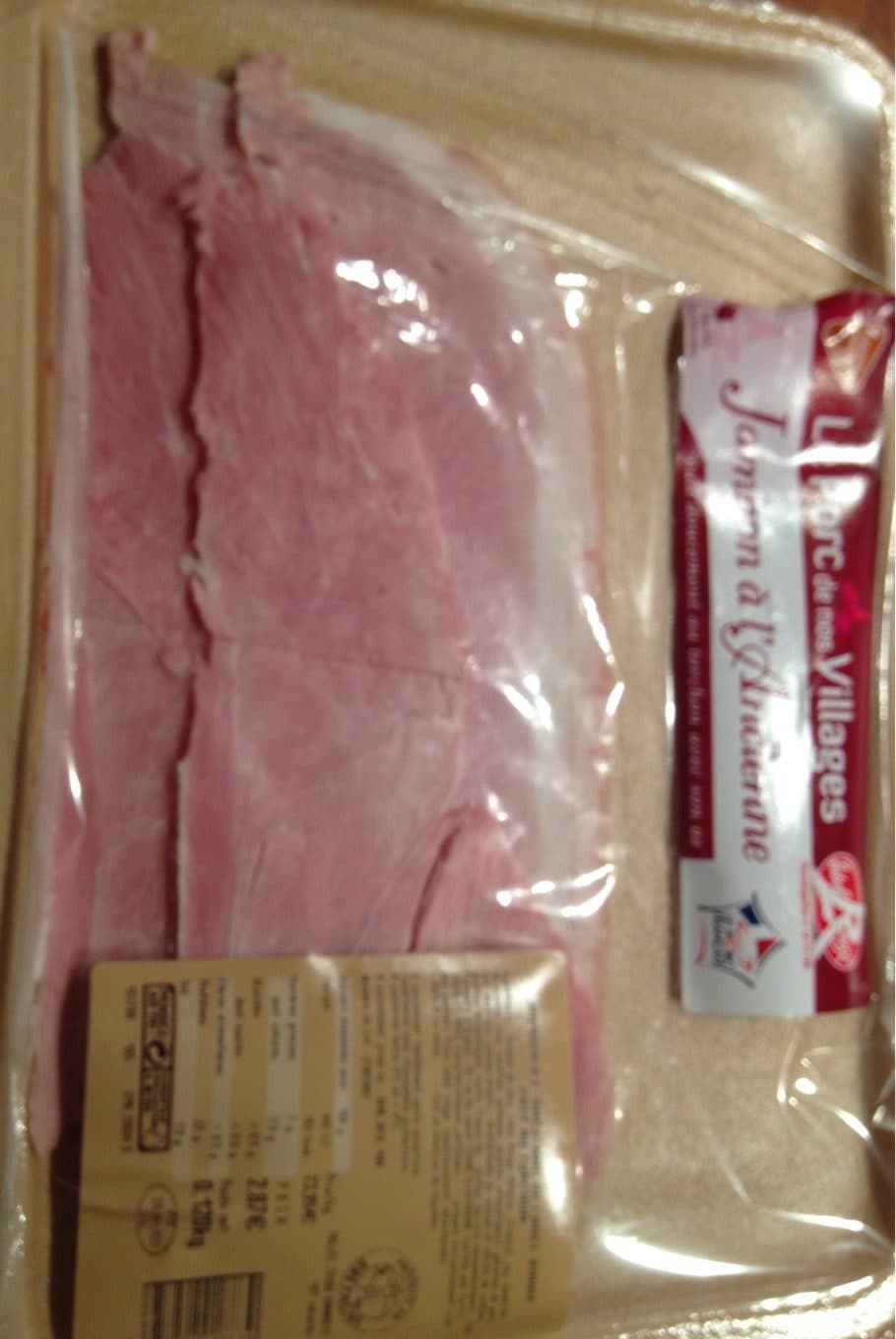 Le Porc De Nos Villages Jambon à l'ancienne AC label rouge packshot