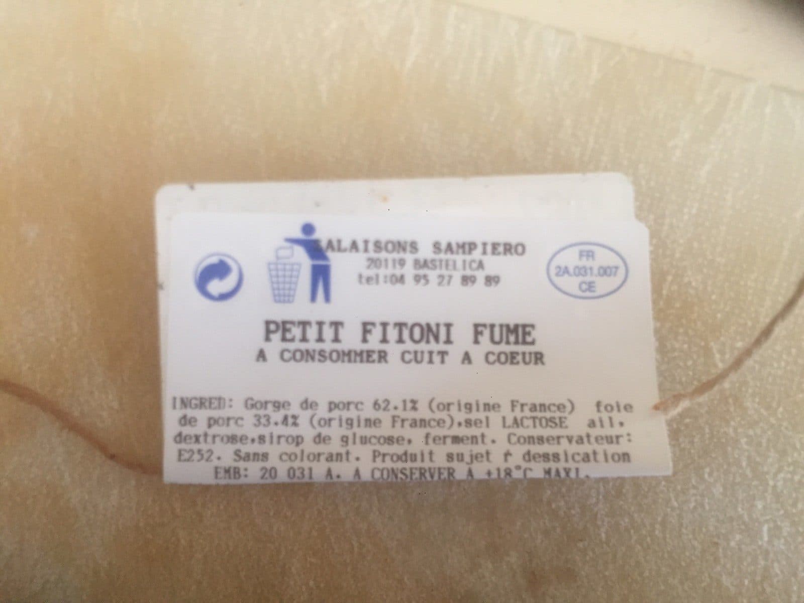 Open Food Facts Petit fitoni fume packshot