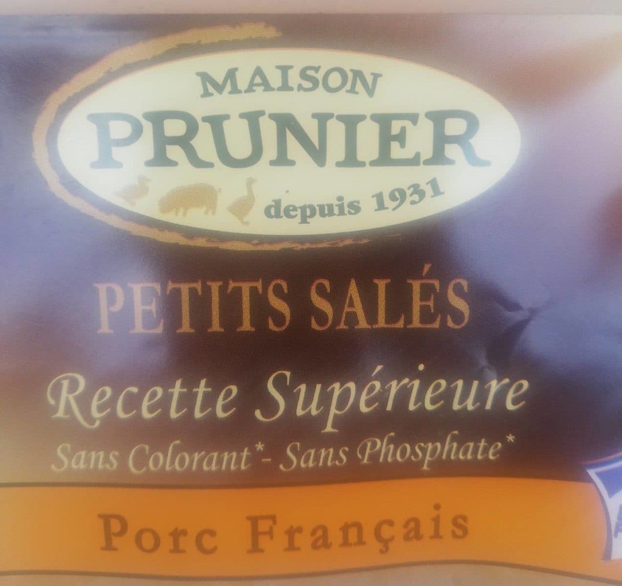 Maison Prunier Petits salés packshot