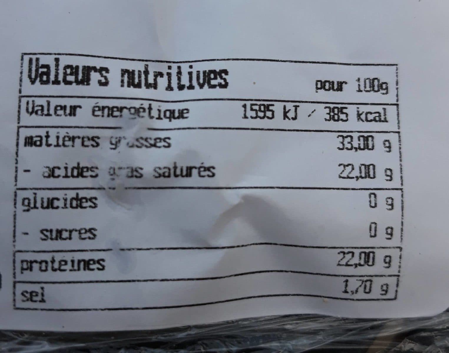 Open Food Facts BETHMALE packshot