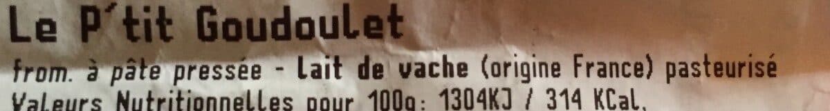 Open Food Facts Petit goudoulet vache packshot