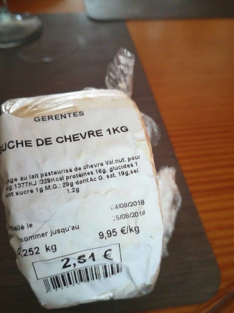 Open Food Facts Bûche de chèvre packshot