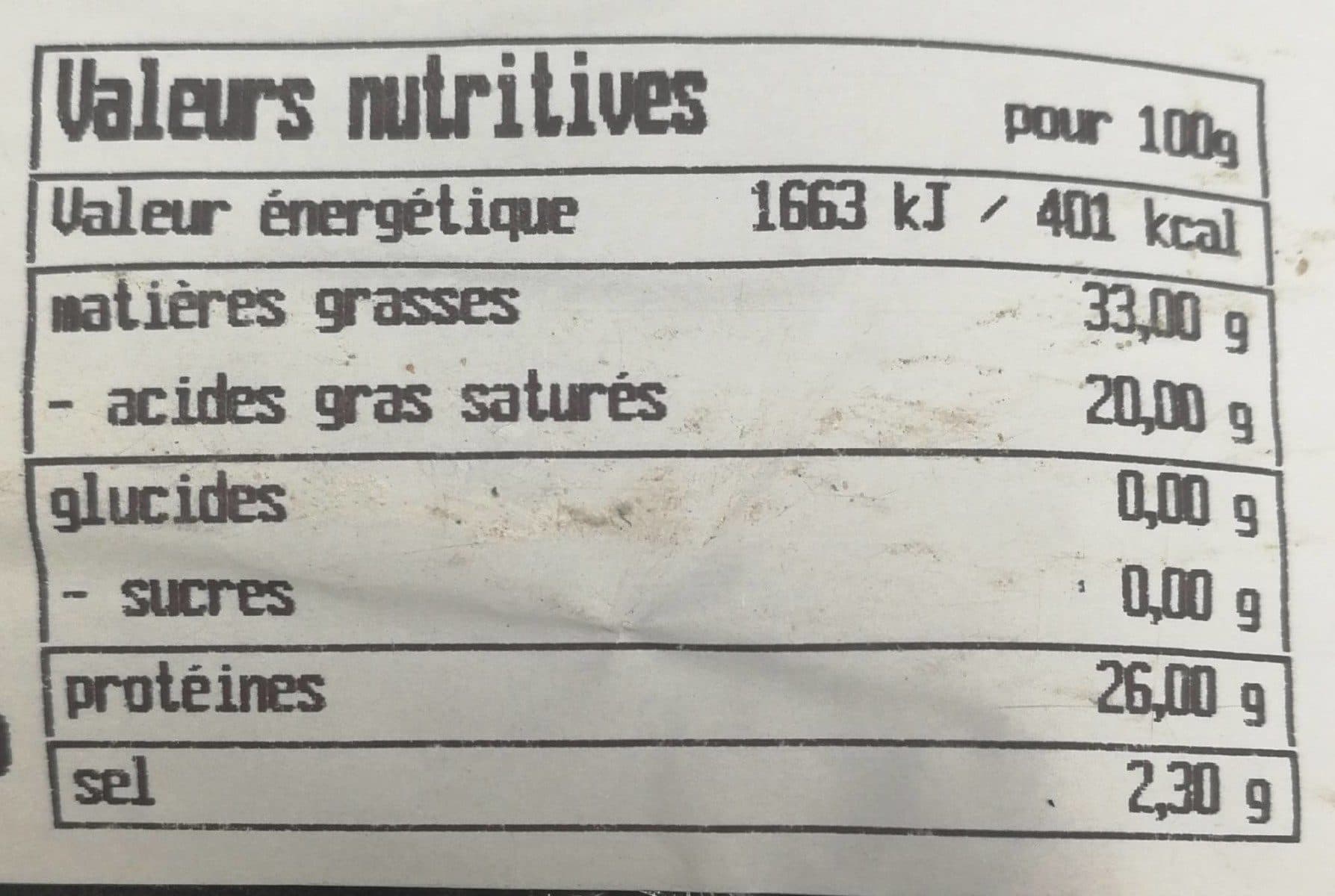 Open Food Facts Vieux Bruges packshot