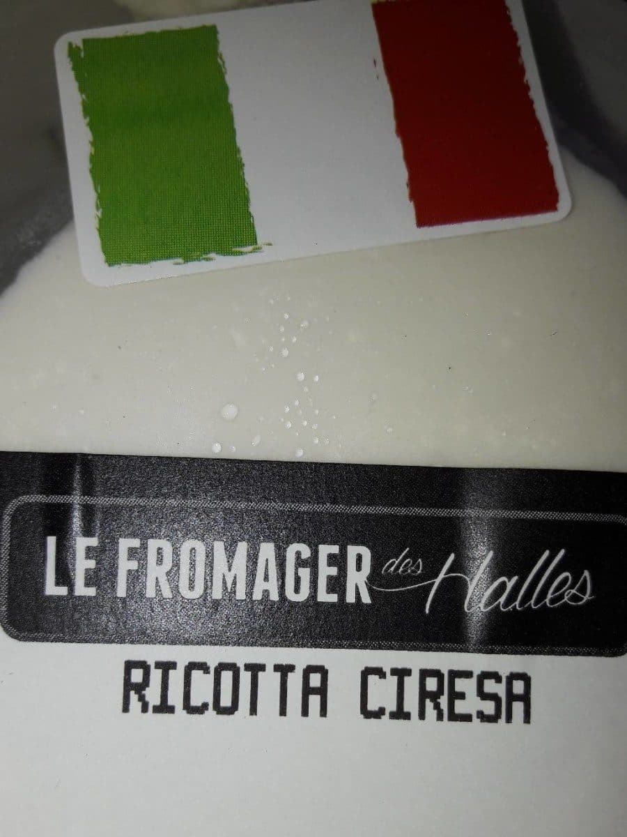 Open Food Facts Ricotta ciresa packshot