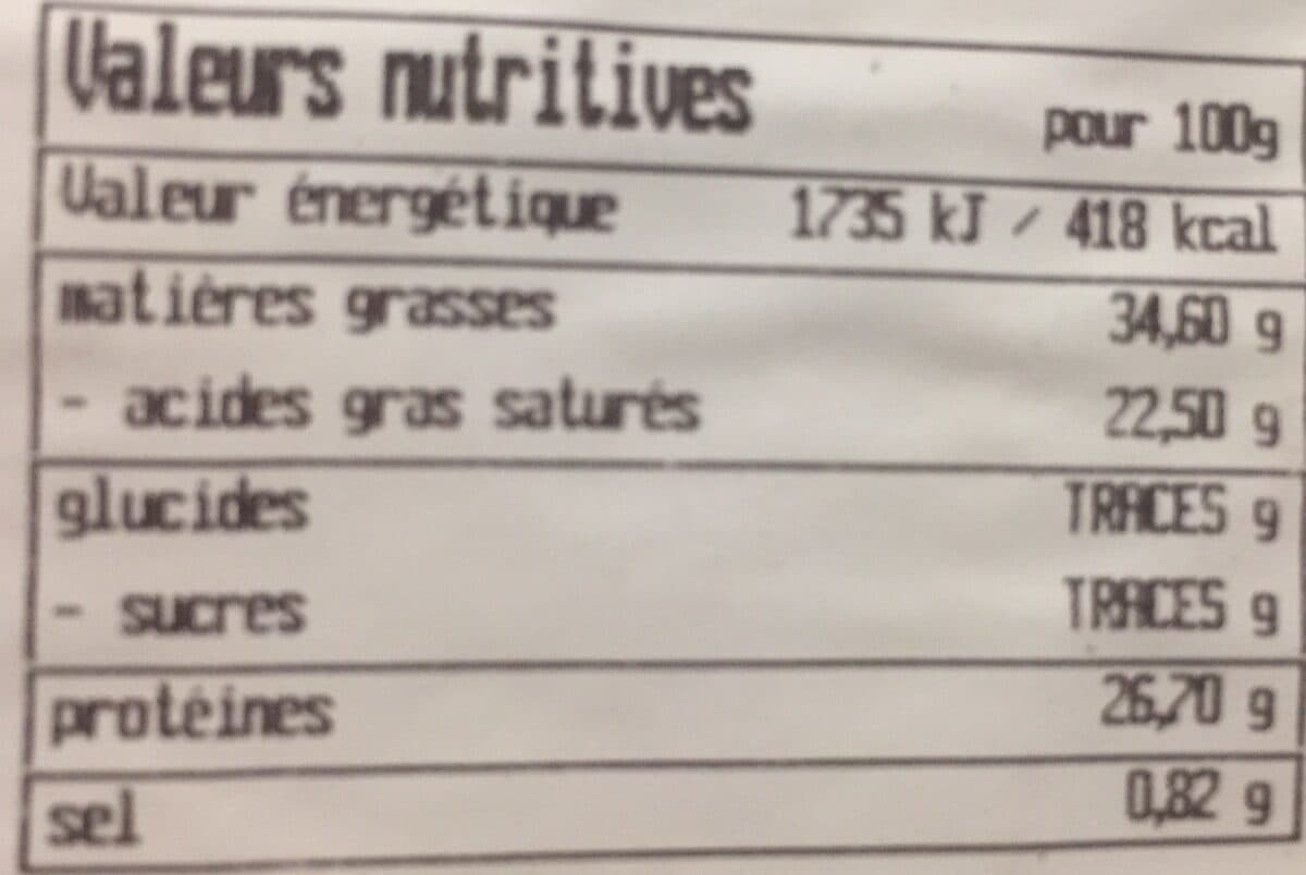 Le Fromager Des Halles Compte AOP packshot