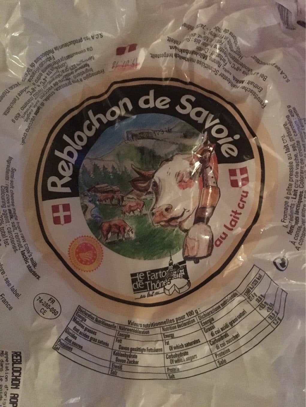 Le Fartoz De Thônes Reblochon de Savoie packshot